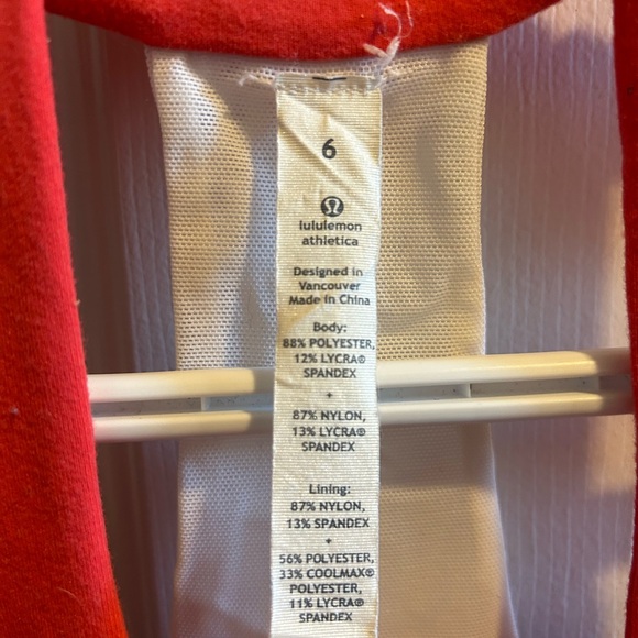 Lululemon Tank Top Size 6 - Picture 3 of 3